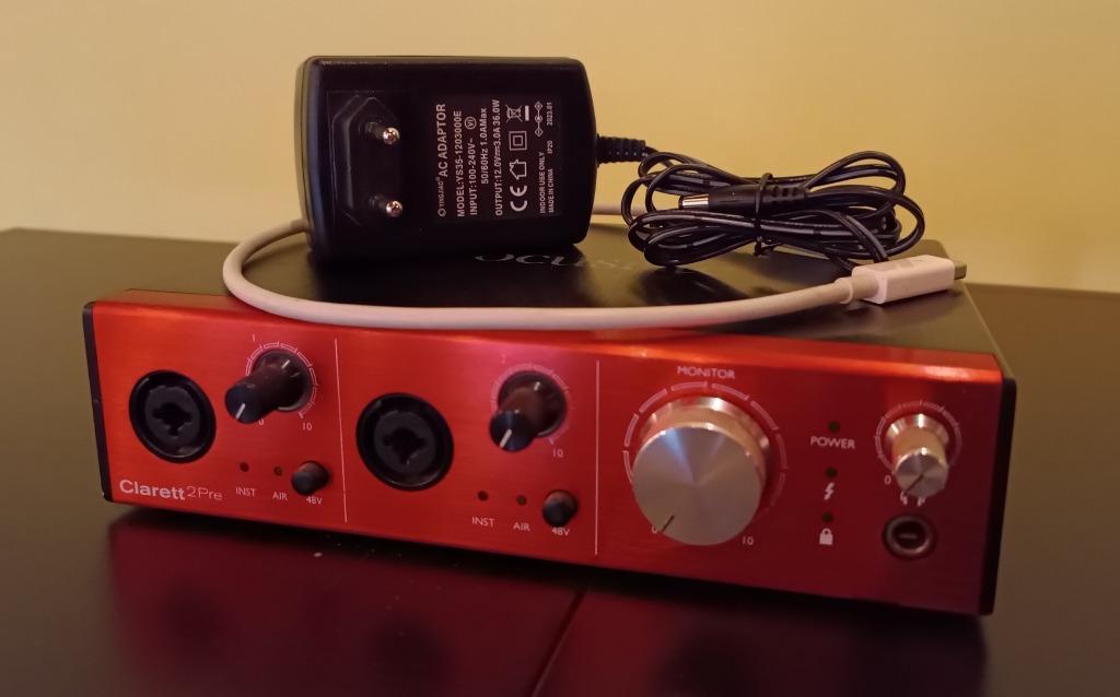 Focusrite Clarett 2Pre Thunderbolt/USB C, Enlèvement