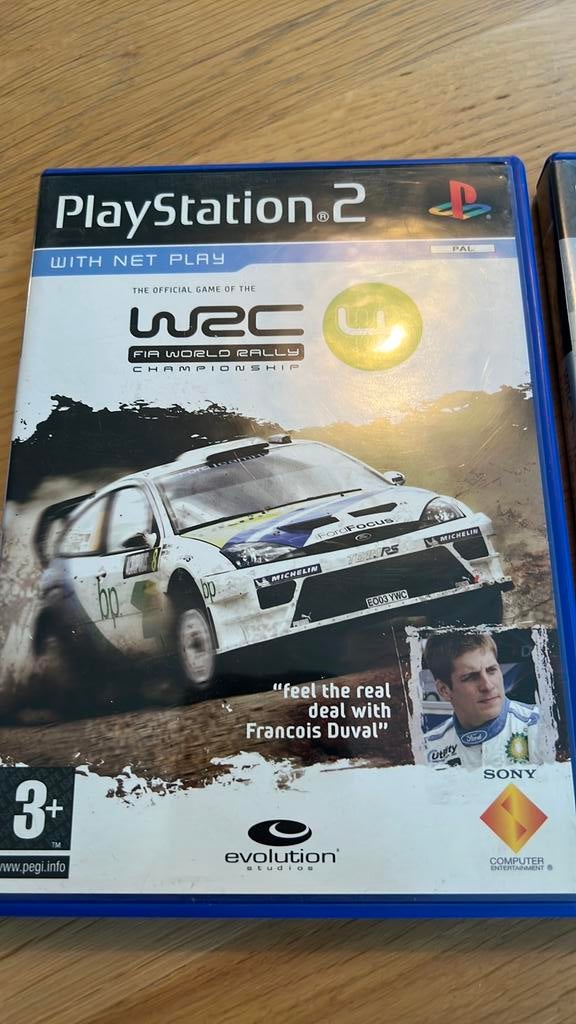 2 jeux de course pour Playstation 2 - WRC3 & WRC4, Consoles de jeu & Jeux vidéo, Comme neuf, Course et Pilotage, Enlèvement, À partir de 3 ans