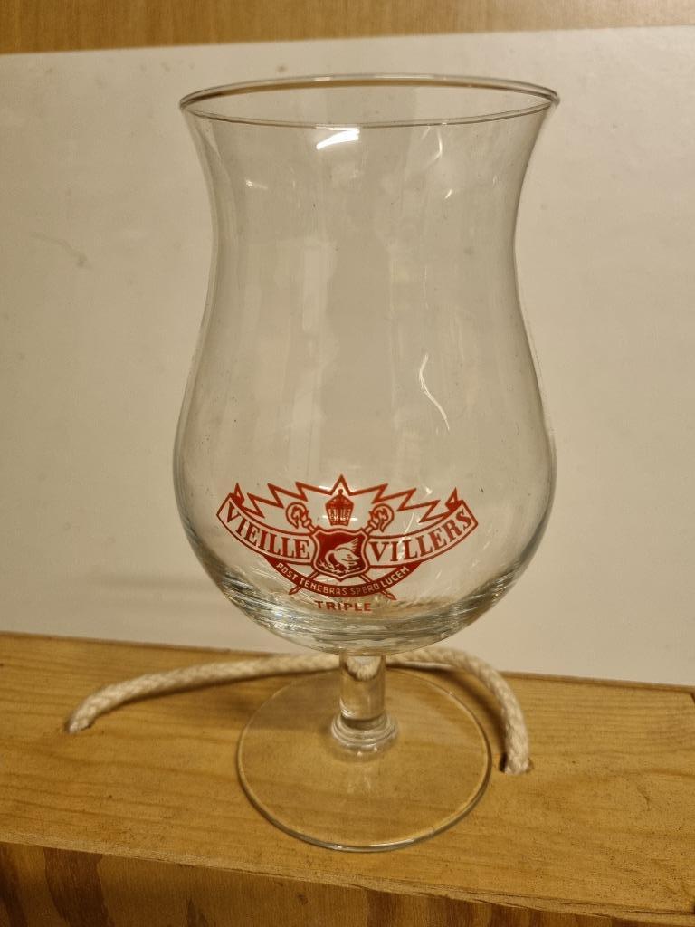 Bierglazen Vieille Villers - 6 stuks, Ophalen, Nieuw, Bierglas