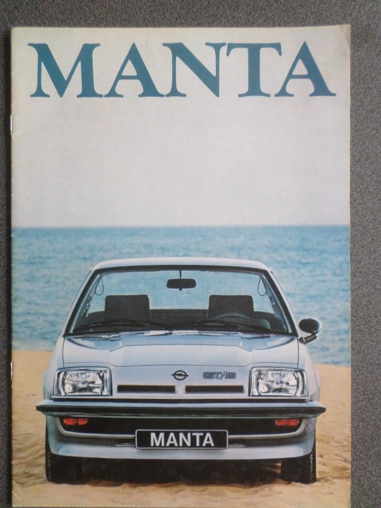 Opel Manta 1978 brochure, Boeken, Auto's | Folders en Tijdschriften, Opel, Ophalen of Verzenden
