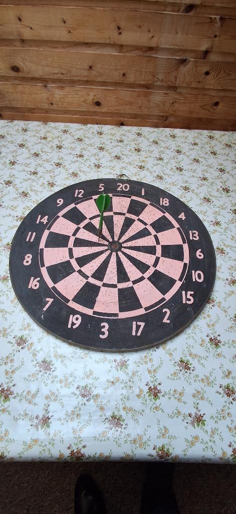 Vintage Dartsbord, Ophalen, Gebruikt