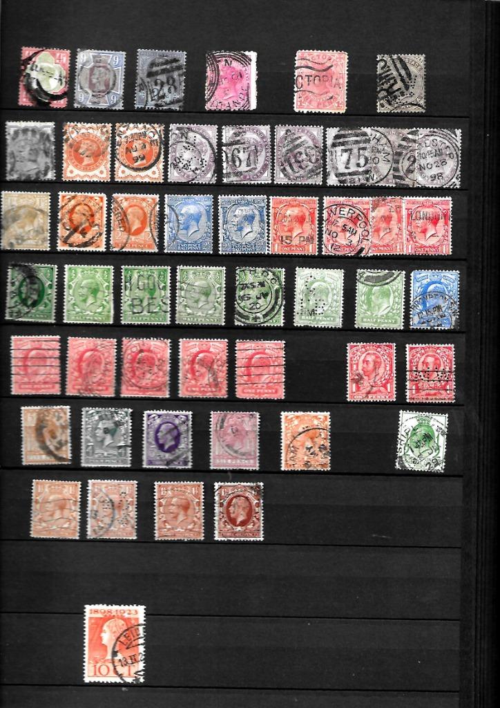 Timbres de GRANDE BRETAGNE, Envoi, Affranchi