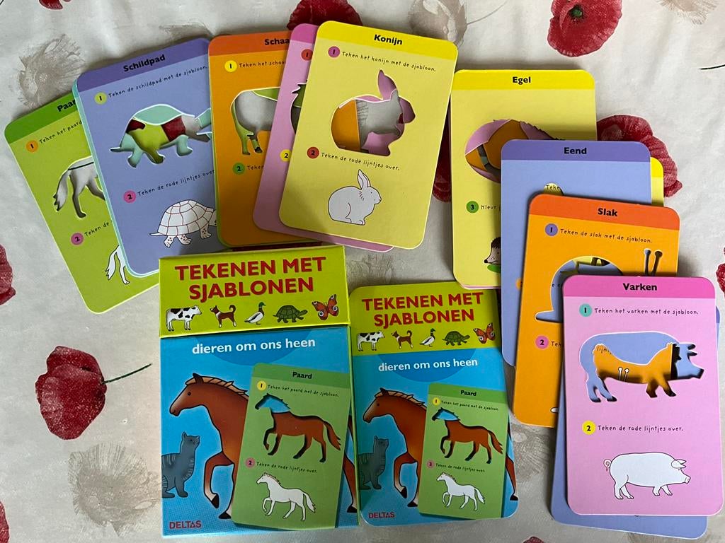 Tekenen met sjablonen, Kinderen en Baby's, Ophalen, Zo goed als nieuw