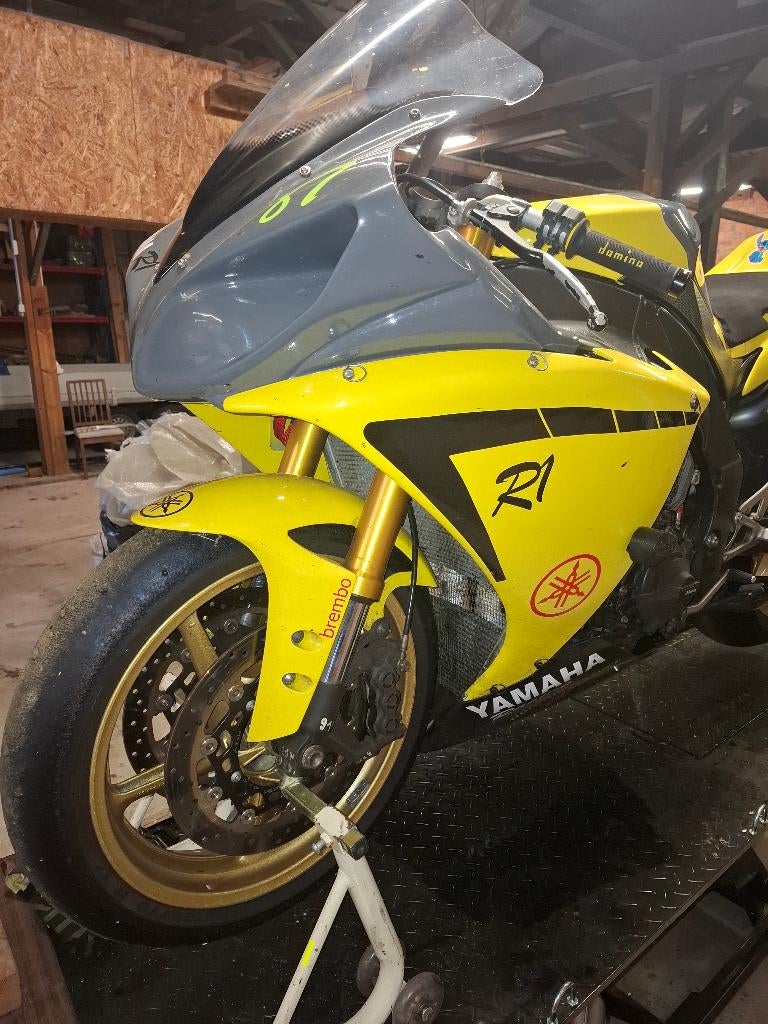 Yamaha r1 2012 circuitmotor, Sportuitlaat, 4 cilinders, Super Sport, Particulier