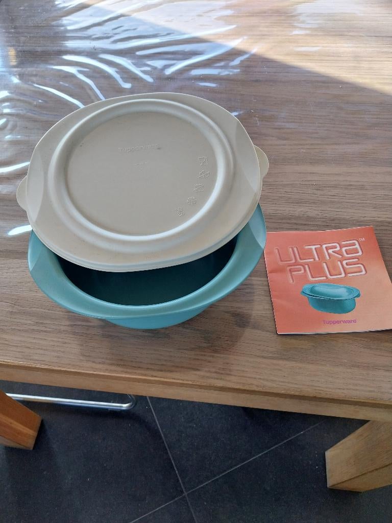 Tupperware Ultra Plus, Ophalen, Zo goed als nieuw, Groen, Bak of Kom