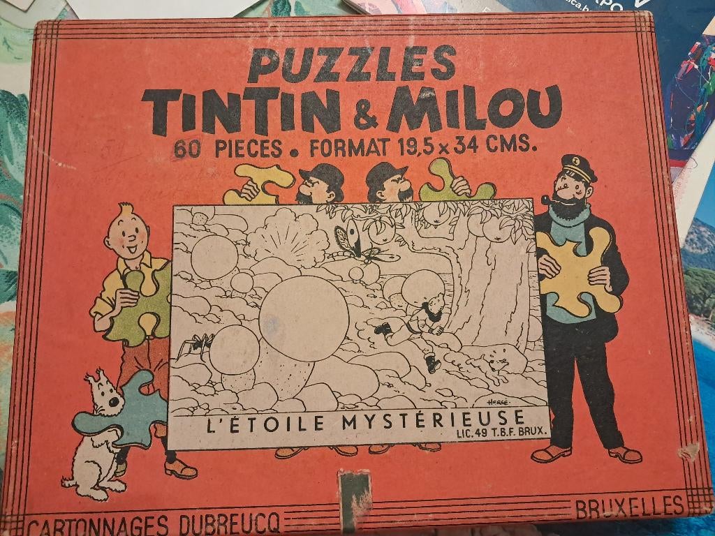 PUZZEL VAN KUIFJE, Ophalen, Zo goed als nieuw, Overige typen