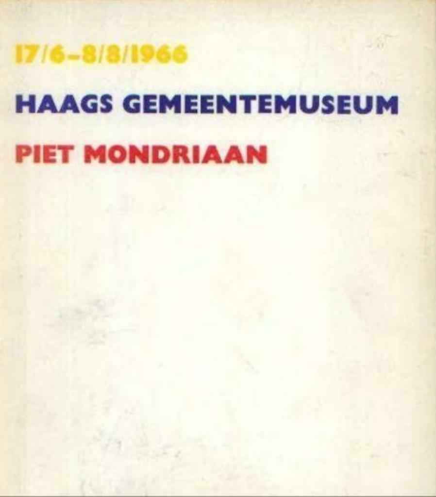 7/6-8/8/1966 Haags gemeentemuseum, Livres, Enlèvement ou Envoi