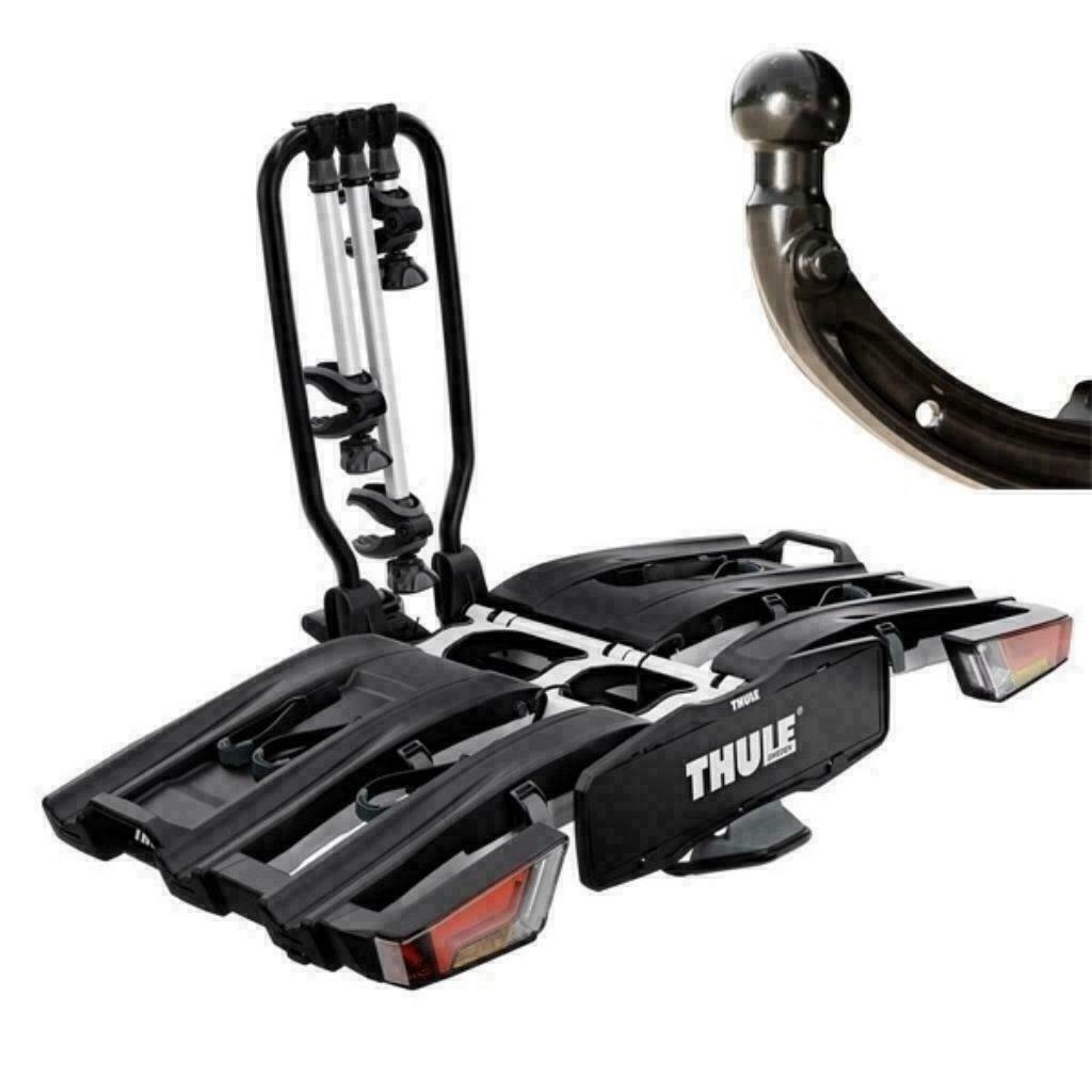 Thule Easyfold XT 966 - Attelage Fix4Bike - 3x Ebike, Neuf, Enlèvement ou Envoi, Support d'attelage, 3 vélos ou plus