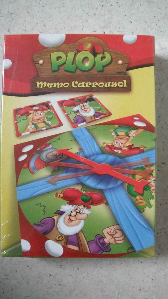 gezelschapsspel van plop: memory carrousel, nieuw, Hobby en Vrije tijd, Ophalen of Verzenden, Nieuw