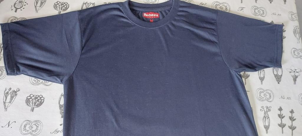 Nouveau t-shirt bleu uni pour homme, taille M, Redskins 1984, Neuf, Enlèvement ou Envoi, Bleu, Taille 48/50 (M)