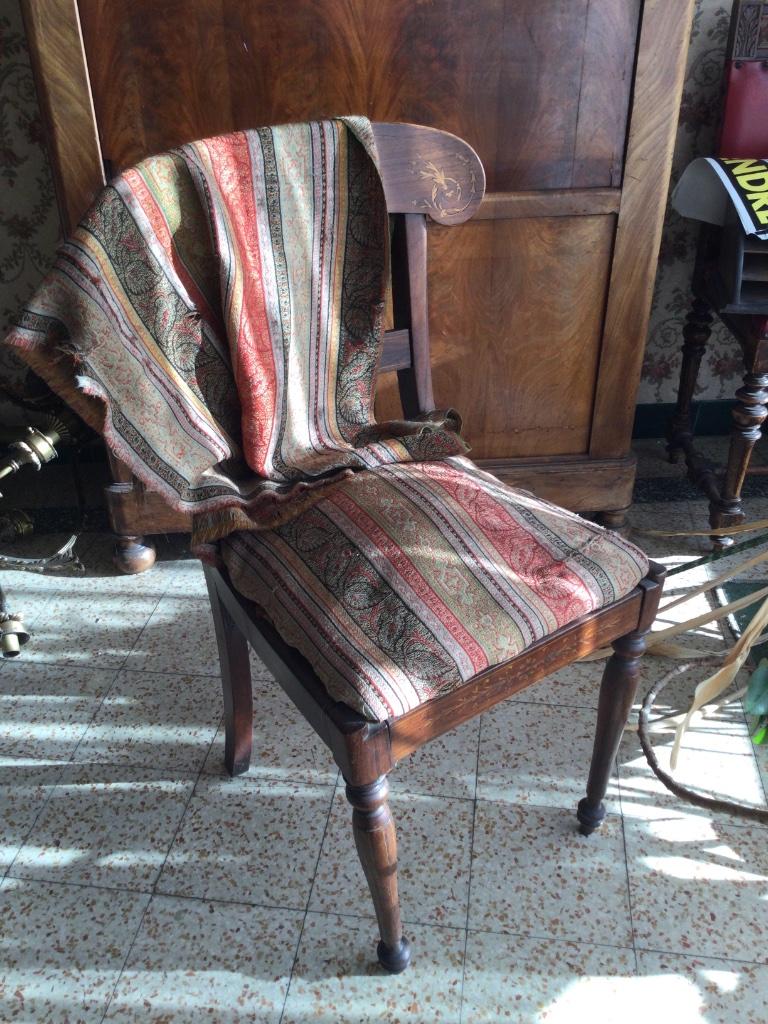 Chaise XIXe à restaurer, Antiek en Kunst, Antiek | Meubels | Stoelen en Sofa's, Ophalen