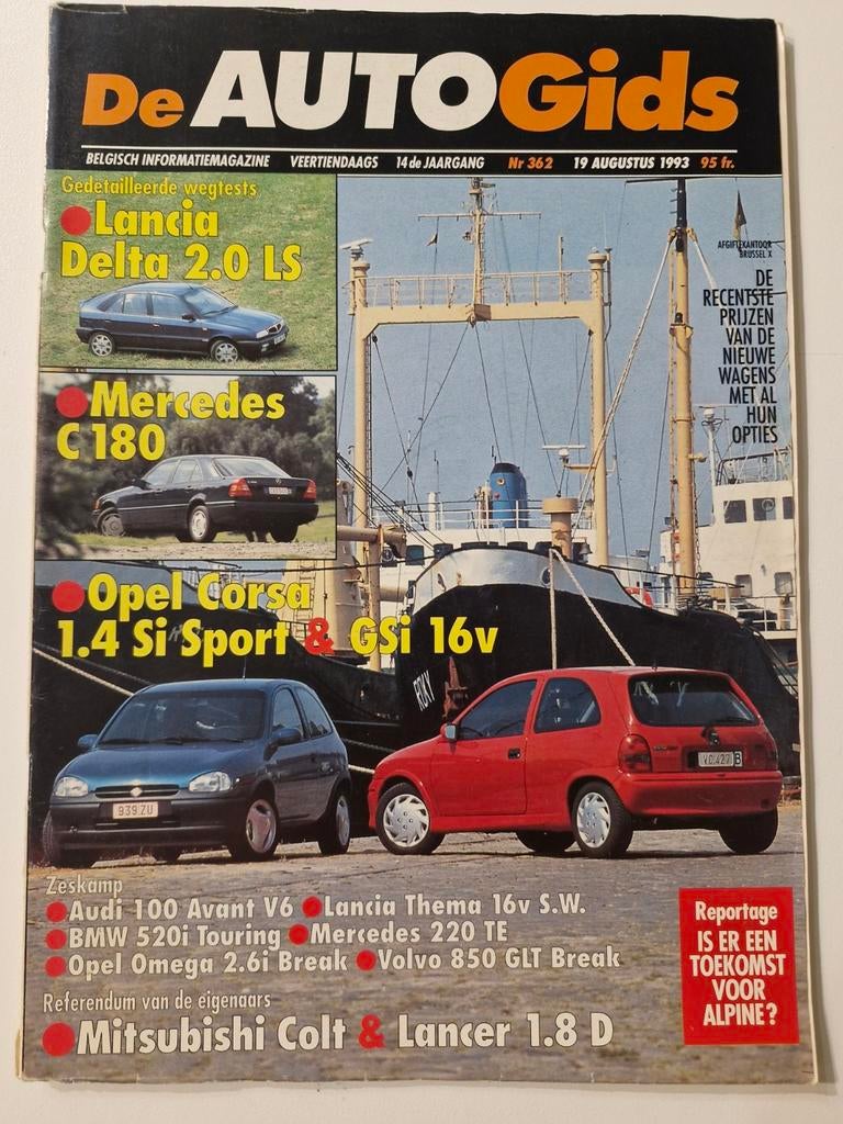 Autogids 362, Enlèvement ou Envoi