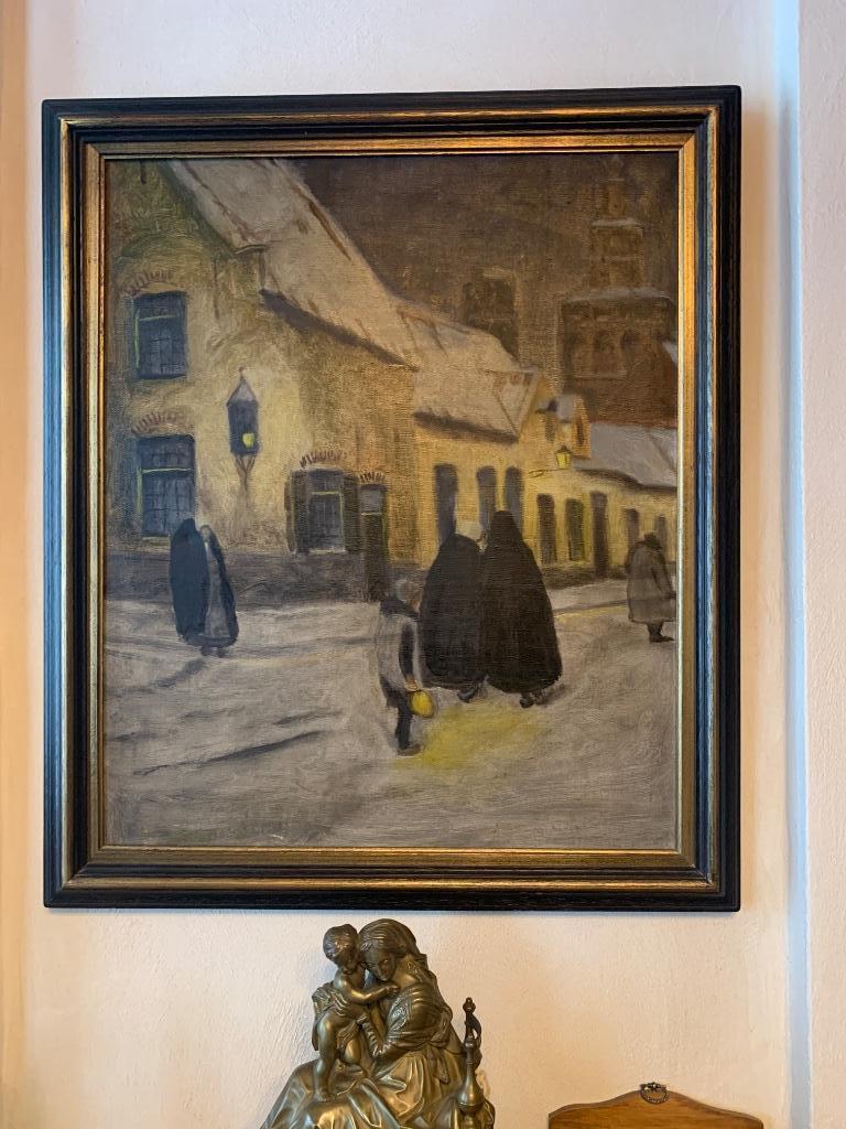 schilderij, Antiek en Kunst, Kunst | Schilderijen | Modern, Ophalen of Verzenden