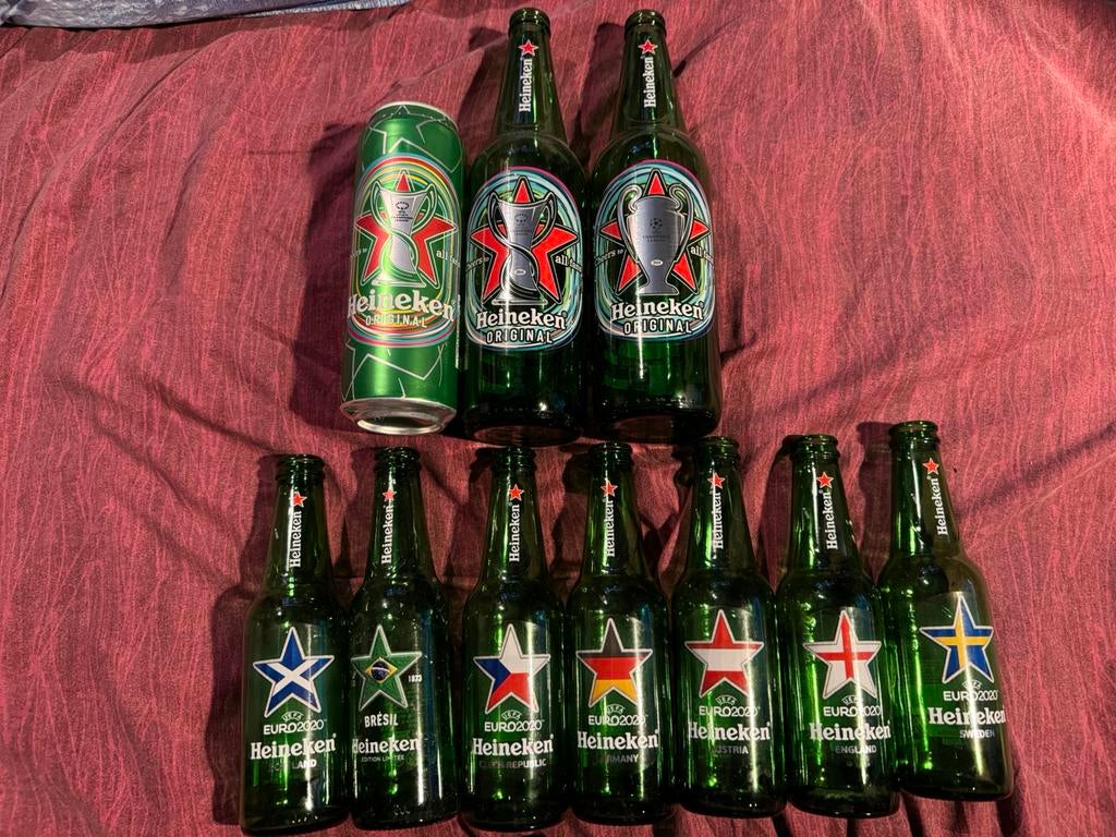 Heineken bouteilles Editions spéciales 2020 et 2024, Collections, Marques de bière, Enlèvement ou Envoi, Comme neuf, Bouteille(s)