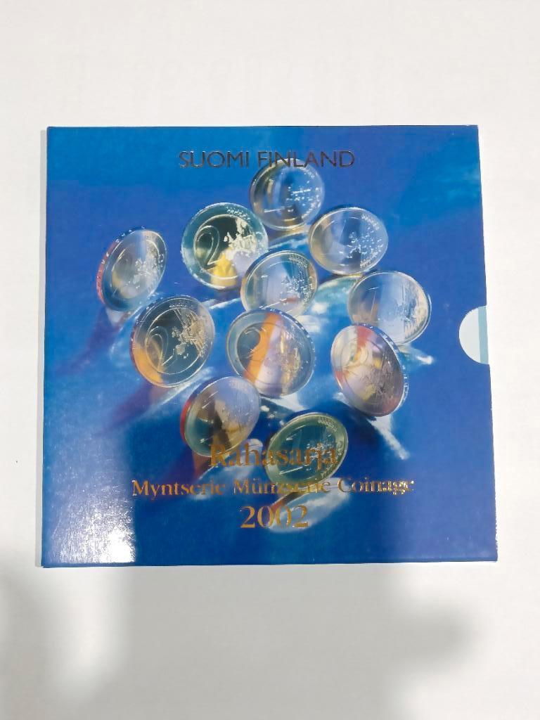 Finland EURO 2002 Jaarserie FDC, Postzegels en Munten, Ophalen of Verzenden, Finland, 2 euro, Setje