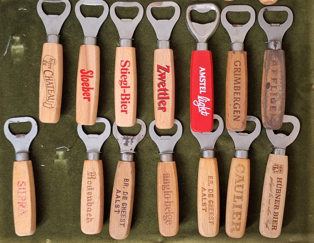 14 vintage flessenopeners, Verzamelen, Biermerken, Ophalen of Verzenden, Gebruikt, Flesopener
