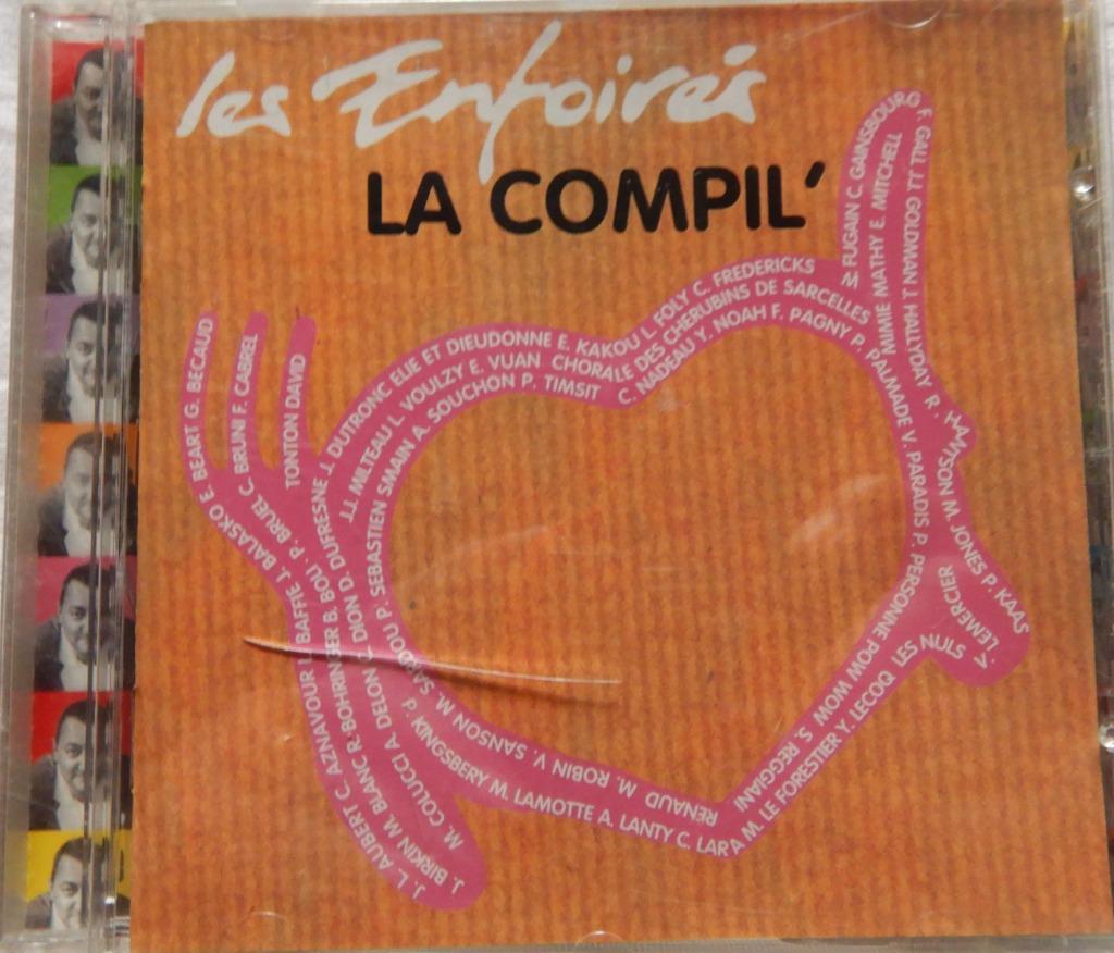 1 CD - LES ENFOIRES (COLUCHE) - L Voulzy, J-J Goldman etc..., CD & DVD, Enlèvement ou Envoi, Utilisé