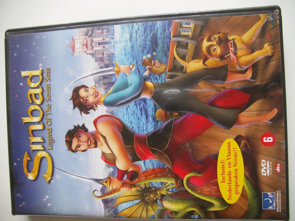 Sinbad Legend of the Seven Seas, Cd's en Dvd's, Vanaf 6 jaar, Verzenden, Gebruikt, Tekenfilm