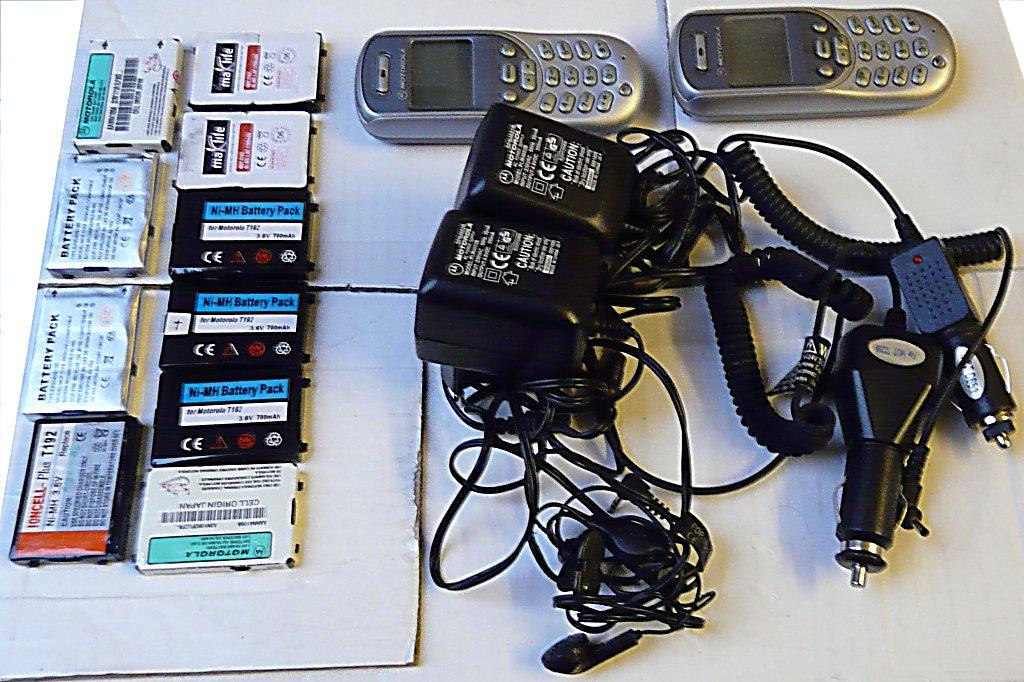 Motorolla T192 batteries & chargeurs, Télécoms, Enlèvement, Utilisé, Sans abonnement, Clavier physique