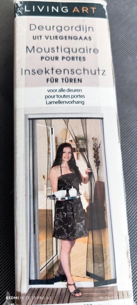 Deur gordijn. Uit vliegengaas. Voor alle deuren., Doe-het-zelf en Bouw, Ophalen, Zo goed als nieuw