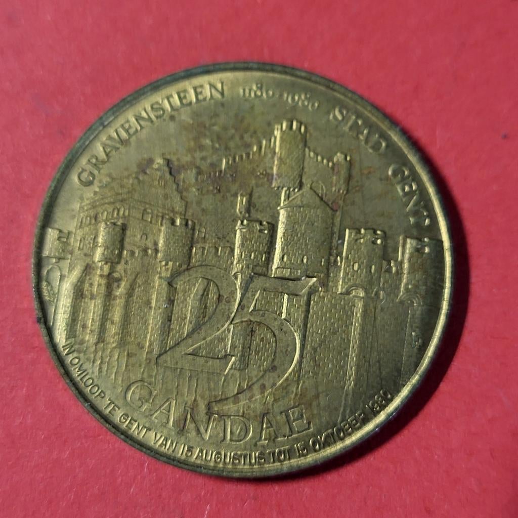 Munt Gent, Postzegels en Munten, Ophalen of Verzenden