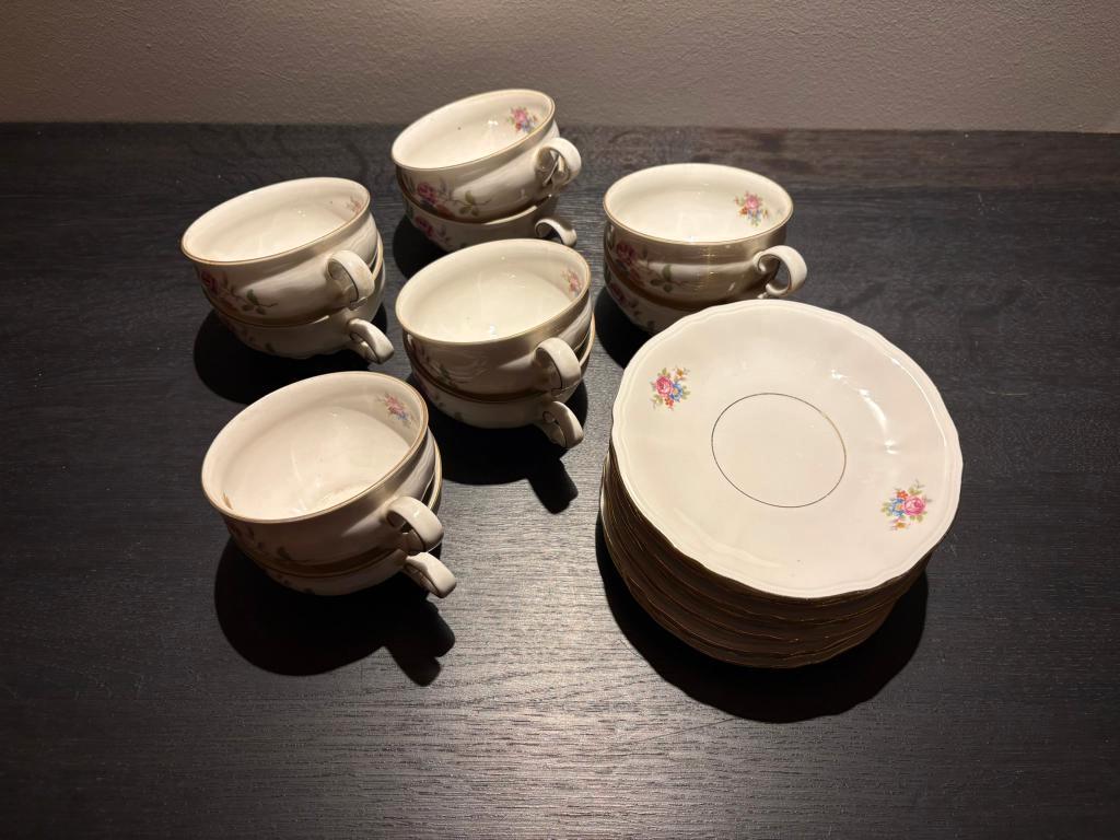 Porselein servies, Ophalen
