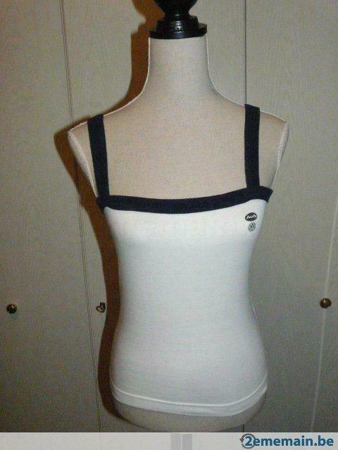Blouse blanche «  Audi  « ;, Vêtements | Femmes, T-shirts, Comme neuf, Enlèvement ou Envoi