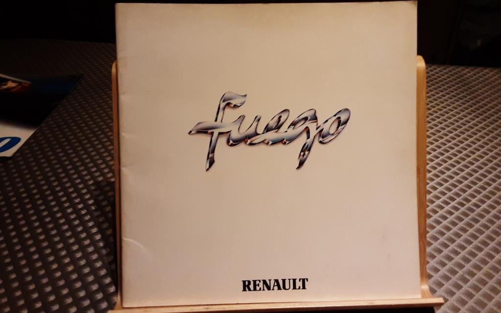 Renault fuego brochure, Enlèvement ou Envoi, Comme neuf, Renault