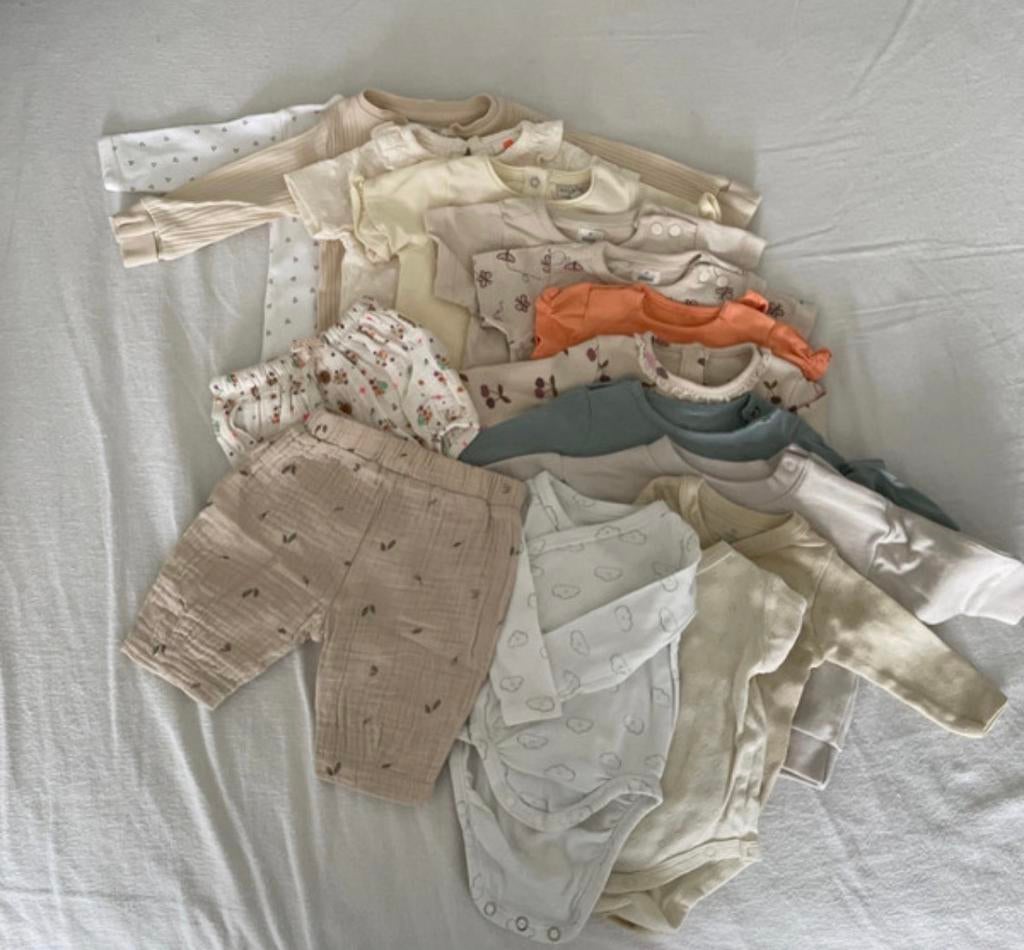 Pakket kledij baby meisje maat 50/56, Ophalen, Maat 50