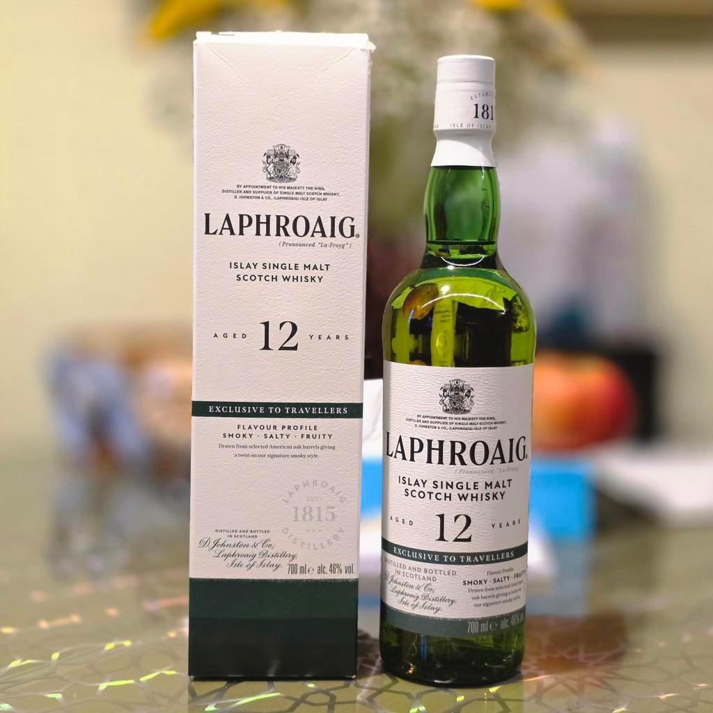 Whisky écossais single malt Laphroaig 12 à 46 % 700 ml, Collections, Vins, Enlèvement ou Envoi