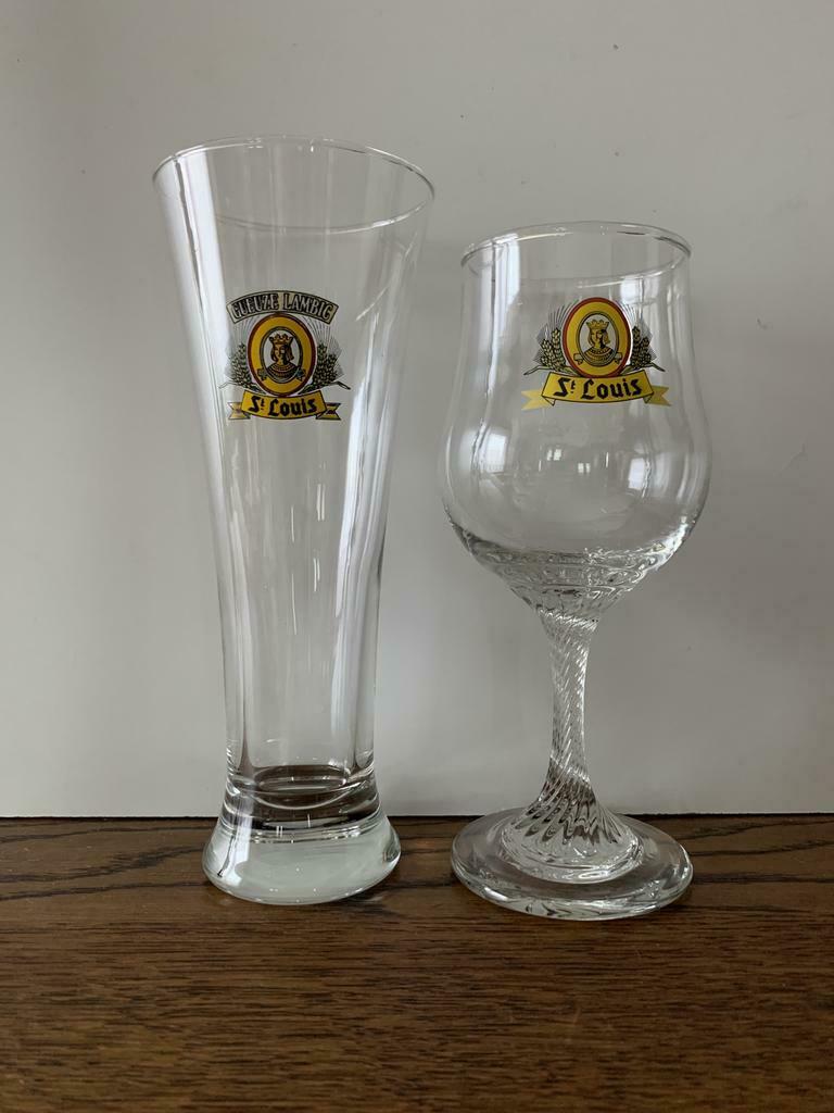 glas bier Saint Louis. kriek gueuze, Ophalen of Verzenden, Nieuw, Glas of Glazen, Overige merken