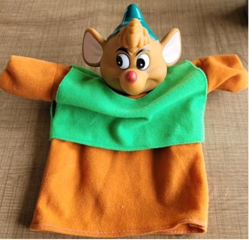 Assepoester - muis Pieter: handpop, Enlèvement ou Envoi, Cendrillon ou Belle, Comme neuf, Statue ou Figurine
