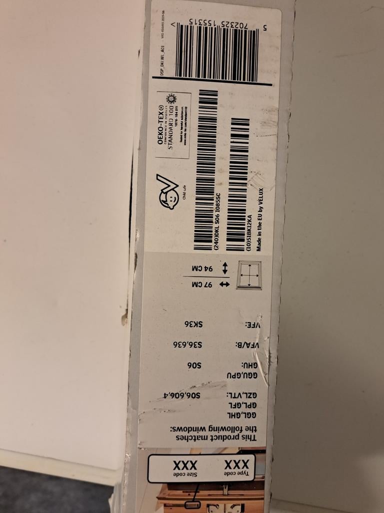 Velux gordijn, Ophalen