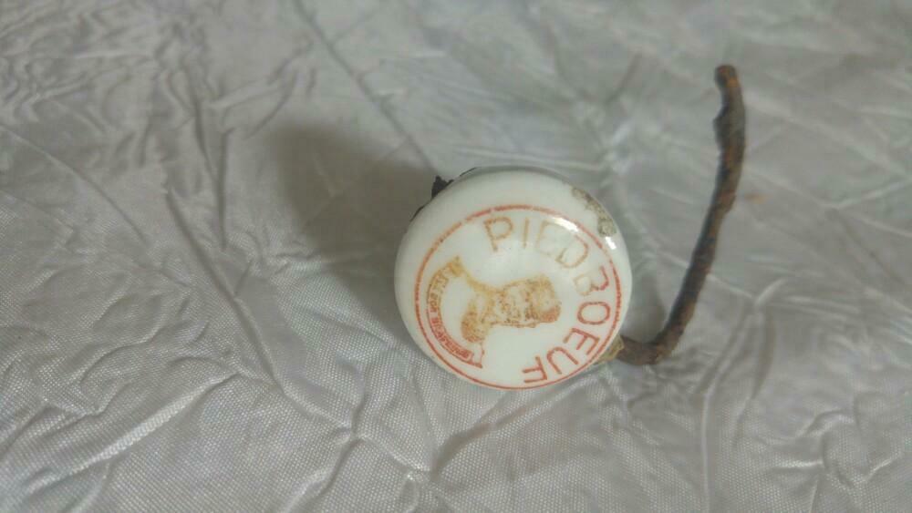 Capsule de biere en porcelaine Piedboeuf 1946-50( Jupiler ), Enlèvement ou Envoi