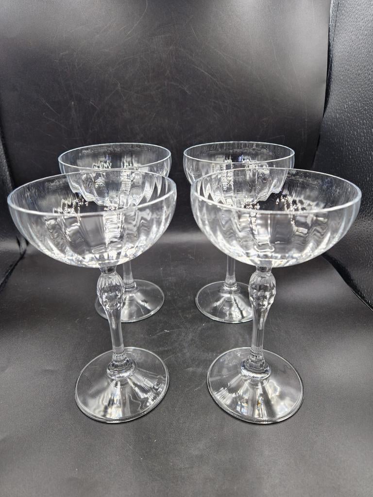 4x nieuwe champagne cocktail coupe  Bormiolo Roco, Verzenden