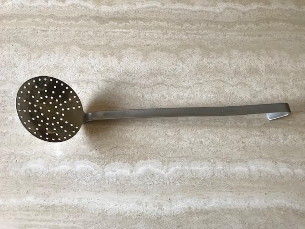 Nieuwe zware inox schep - 45cm (nr51), Ophalen of Verzenden, Nieuw, Inox of Chroom, Los bestek