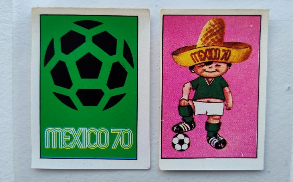 Panini Mexico 70: Poster WC Mexico + Juanito mascotte, Hobby en Vrije tijd, Ophalen of Verzenden