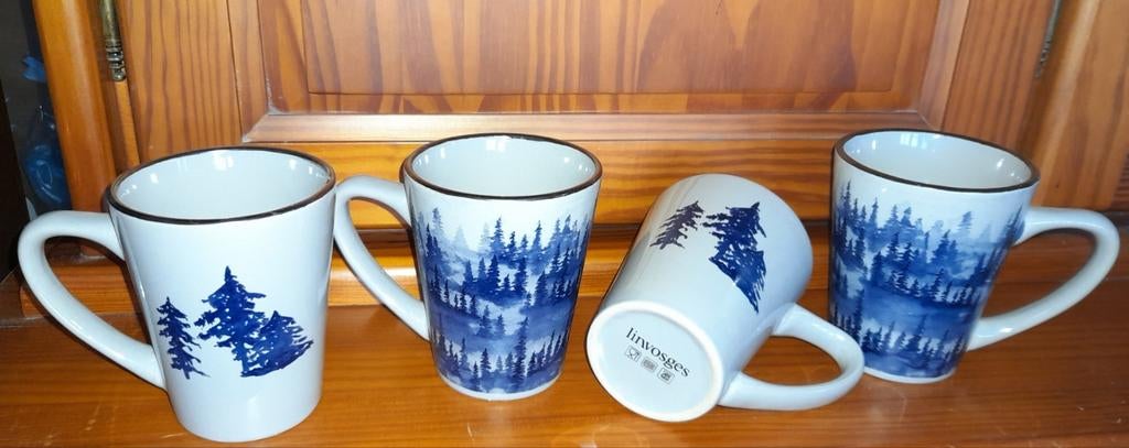 Lot de 4 tasses neuves, Enlèvement ou Envoi