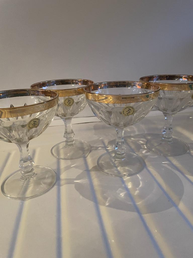 Champagne Coupe's, Antiek en Kunst, Antiek | Glaswerk en Kristal, Ophalen of Verzenden