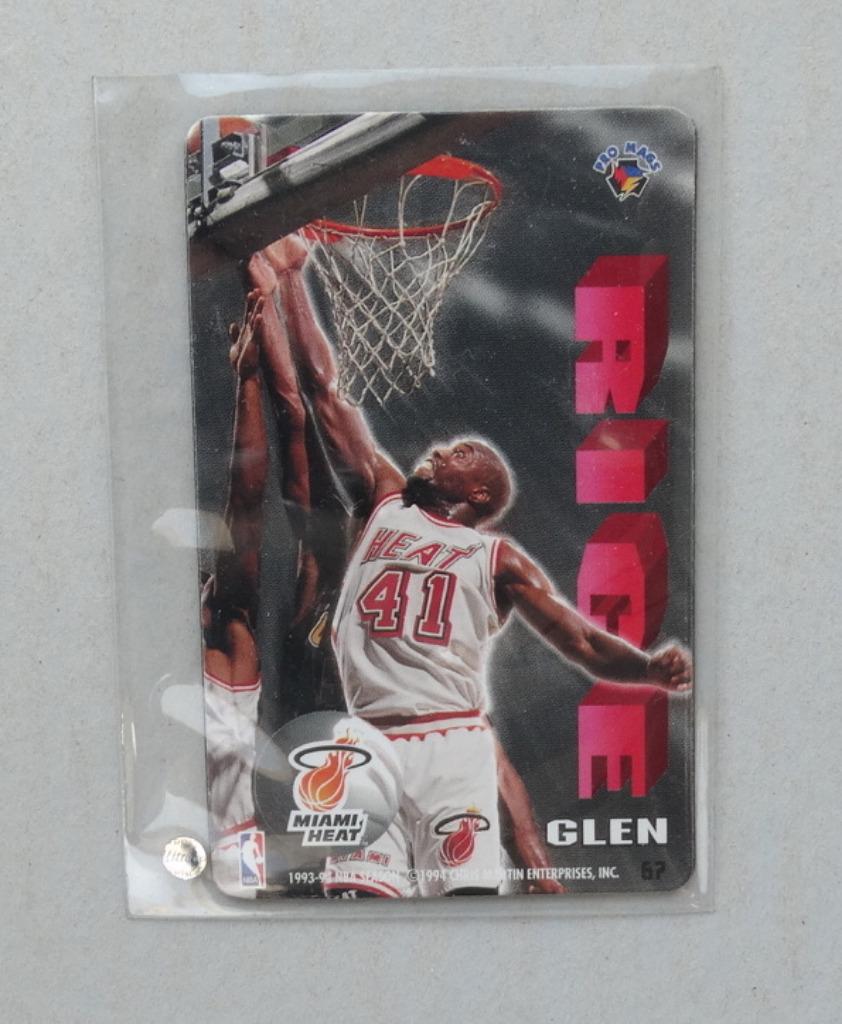 1994 NBA Basketball Pro Aimants/Chris Martin - Glen Rice #6, Envoi, Comme neuf, Autres types