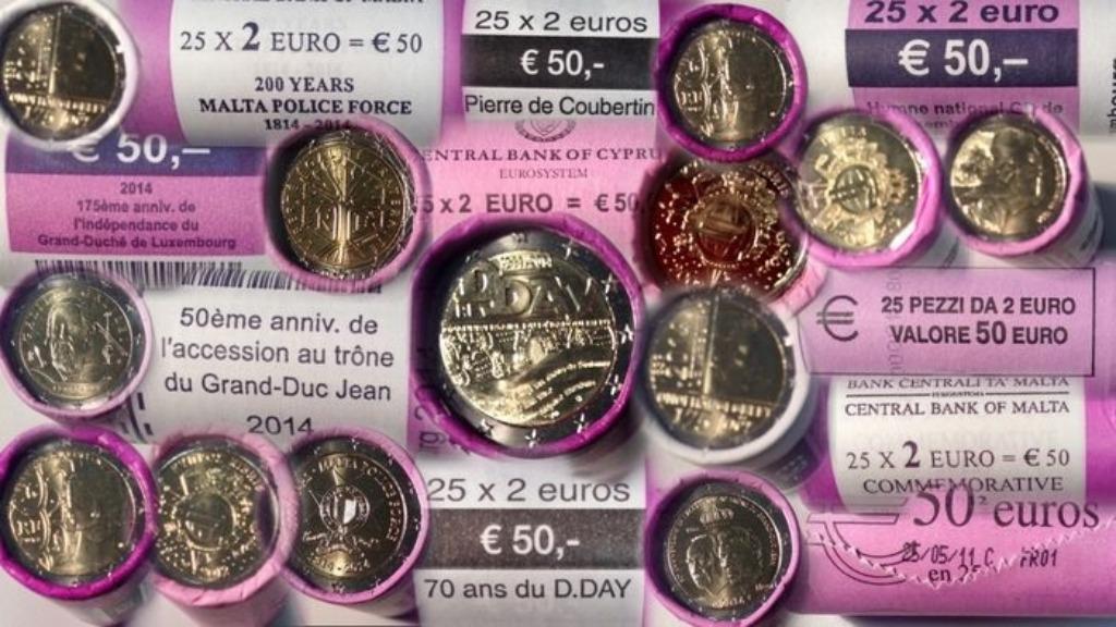 Muntrollen speciale 2 euromunten - div landen en jaren!!, Enlèvement ou Envoi, Chypre, 2 euros, Série