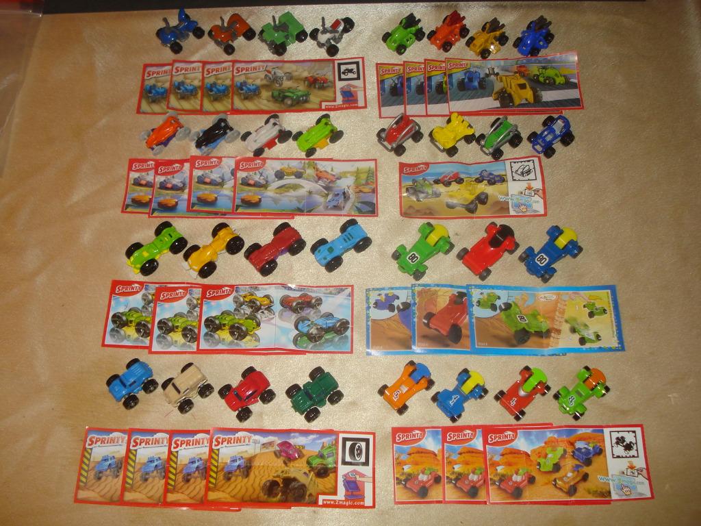 KINDER Lot de Séries Complètes Voitures Diverses 2011 - 2018, Enlèvement ou Envoi, Comme neuf, Autres types