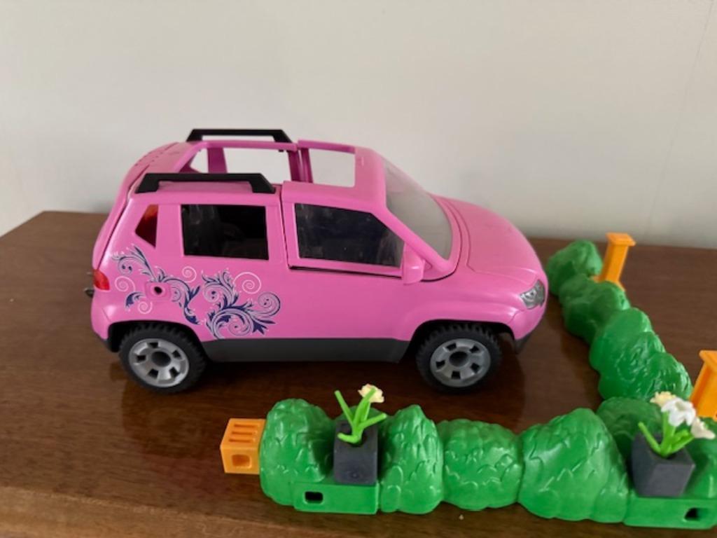 playmobil familiewagen en parkeerplaats, Ophalen, Gebruikt