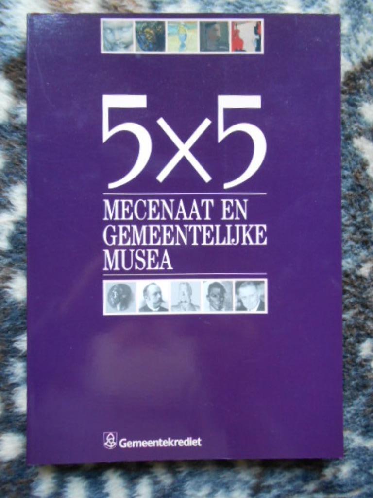 5x5 Mecenaat en gemeentelijke musea  1988, Peinture et dessin, Enlèvement ou Envoi, Gemeentekrediet, Comme neuf