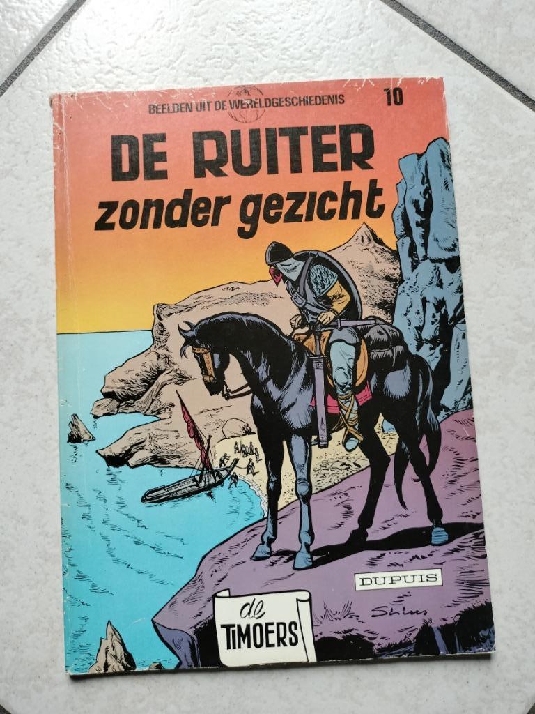 Strip TIMOER 10 - de ruiter zonder gezicht, Boeken, Stripverhalen, Gelezen, Eén stripboek, Ophalen of Verzenden, SIRIUS