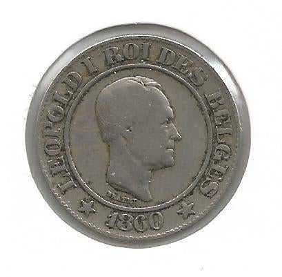 13912 * LEOPOLD I * 20 cent 1860, Verzenden