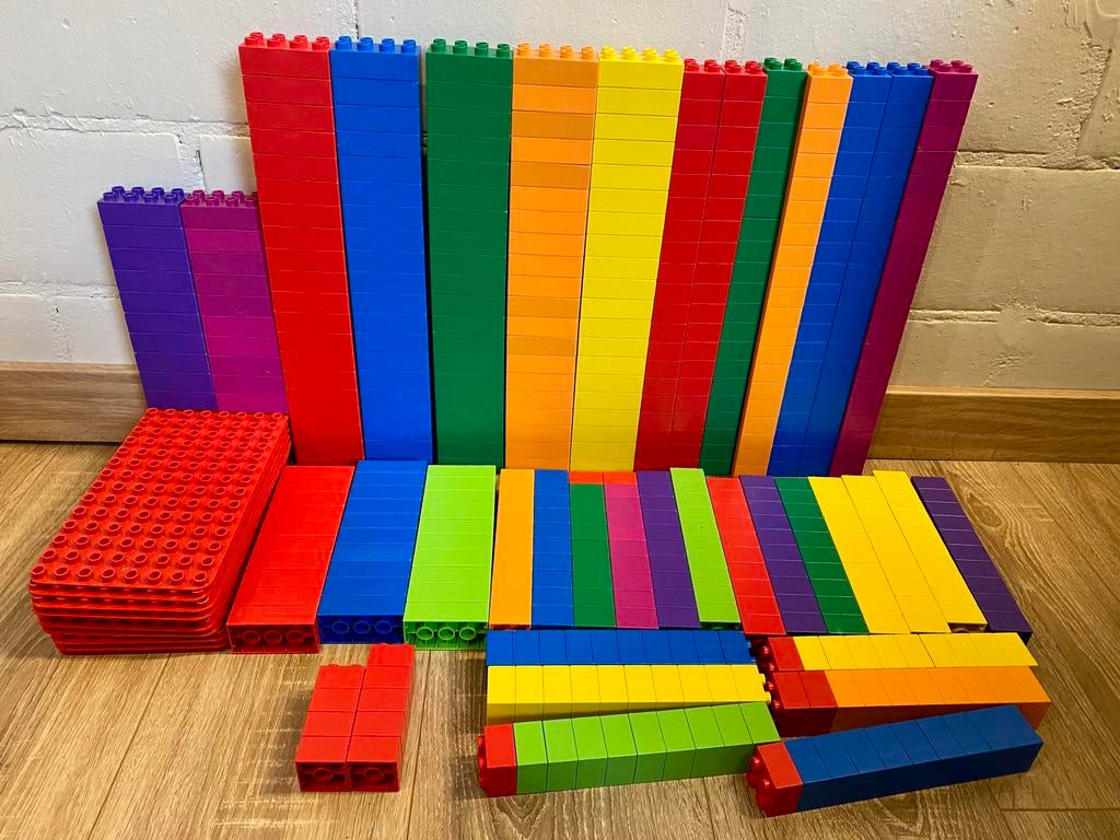 (Duplo compatibel) Biobuddy blokken (479 blokken), Kinderen en Baby's, Speelgoed | Bouwstenen, Ophalen, Gebruikt, Overige merken