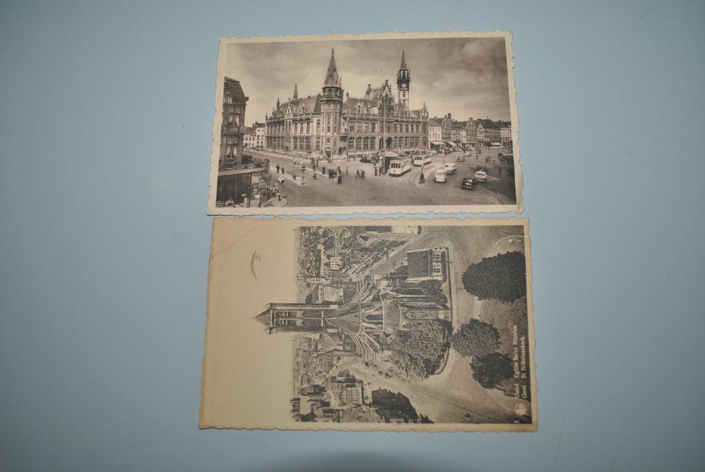 Belgique 1955 Cartes postales Gand/Saint-Nicolas/Marché Grai, Envoi, Flandre Orientale
