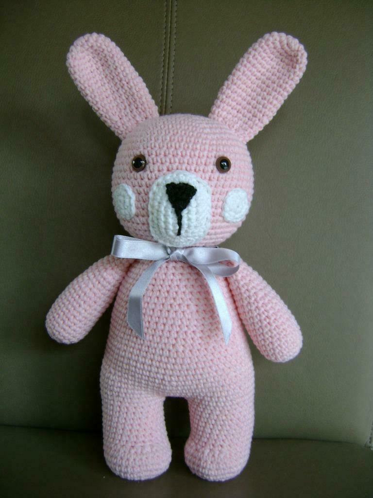 Gehaakte knuffel - konijn, Kinderen en Baby's, Speelgoed | Knuffels en Pluche, Verzenden, Nieuw, Konijn