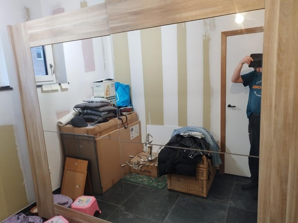 Kleerkast of boekenkast met commode, Ophalen